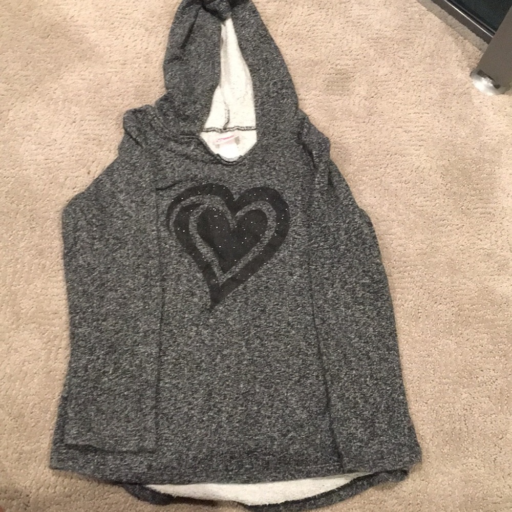 Extremely me hooded, glittery shirts